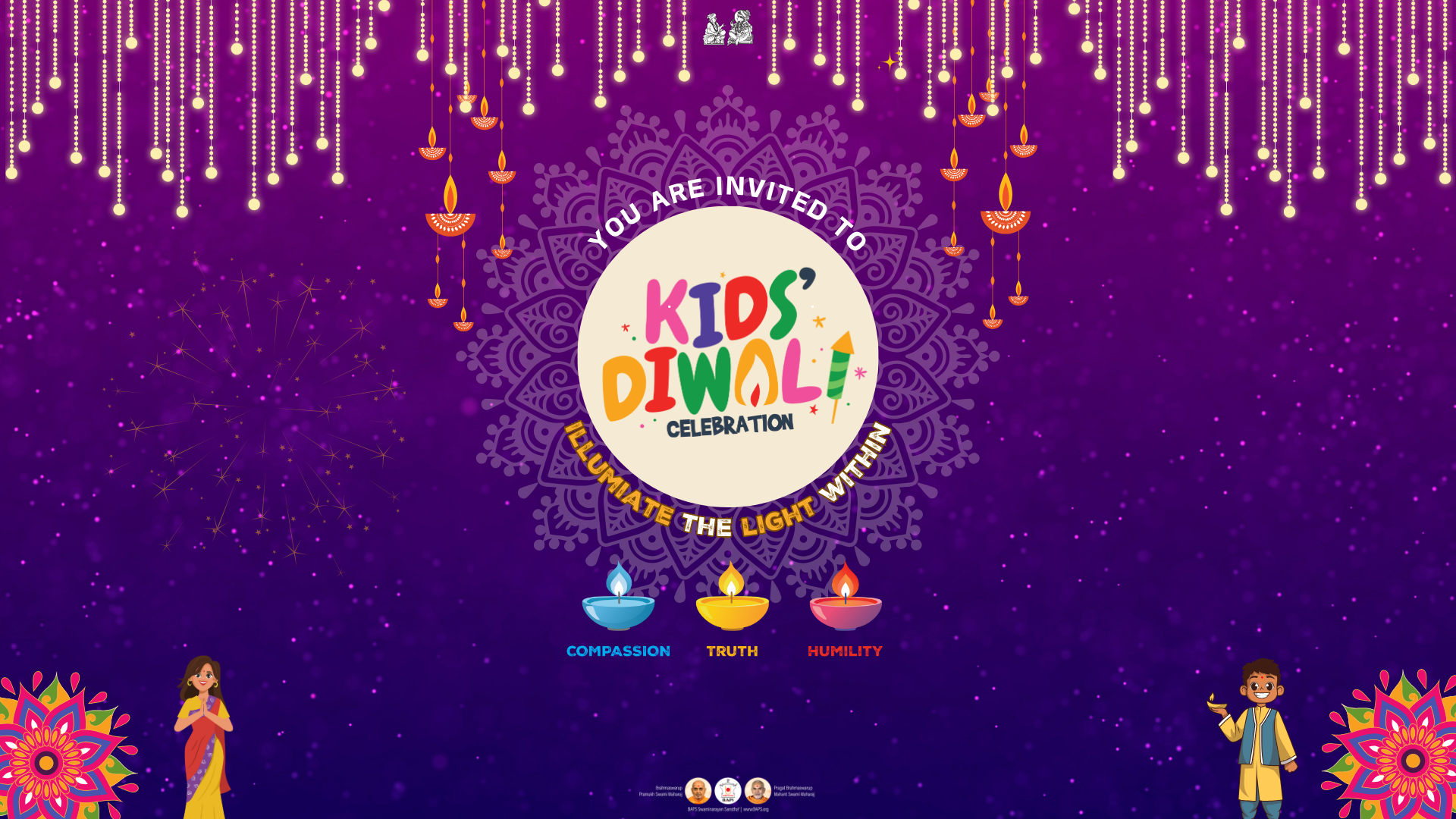 Kids' Diwali Celebration Flyer